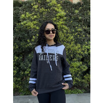 New Era Raiders W NE Heathered Long Sleeve Hoodie