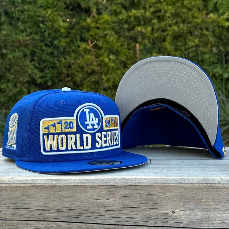 New Era LA Dodgers 2024 World Series Banner Royal