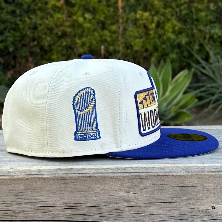 New Era LA Dodgers 2024 World Series Banner Ivory/Royal