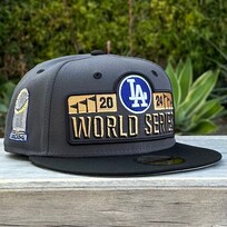 New Era LA Dodgers 2024 World Series Banner Graphite/Black