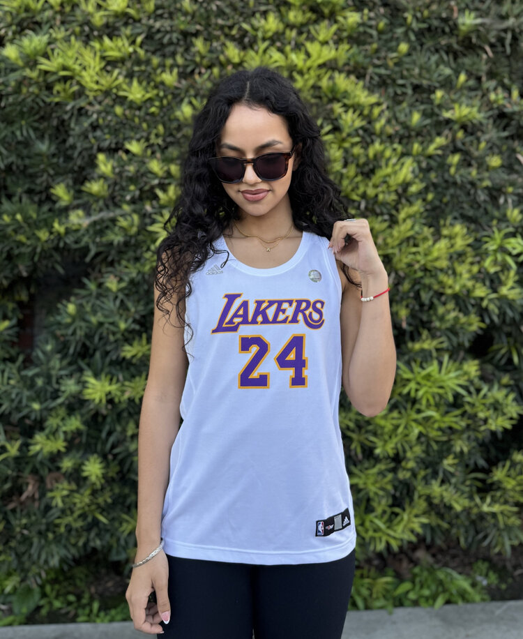 Adidas LA Lakers Adidas Womens Kobe 24 White