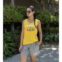 New Era LA Lakers W Established Tank Top Gold