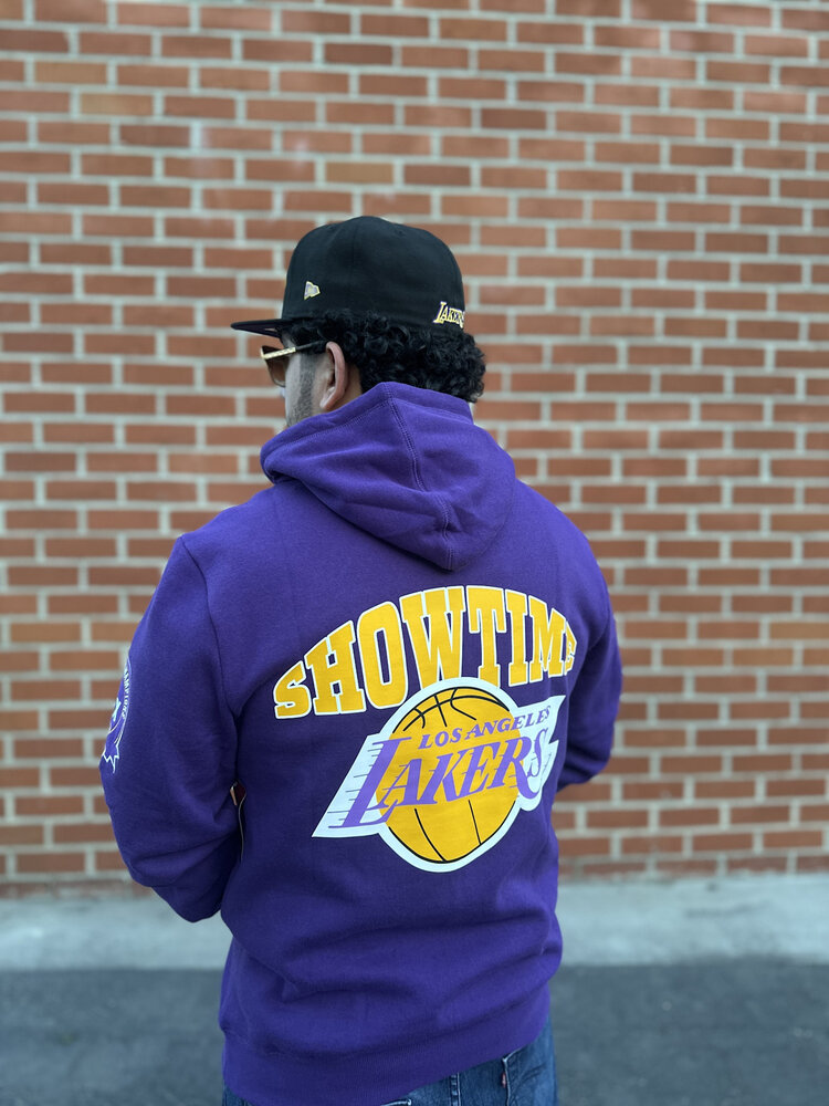 Mitchell and Ness Lakers M&N Origins Fleece Hoodie Purple