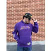 Mitchell and Ness Lakers M&N Origins Fleece Hoodie Purple