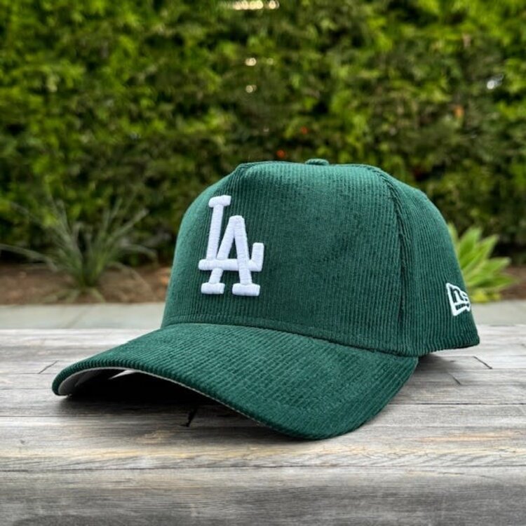 New Era LA Dark Green Corduroy 940 A-Frame