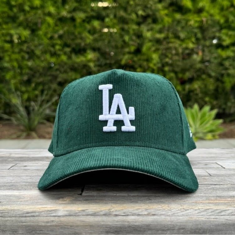 New Era LA Dark Green Corduroy 940 A-Frame