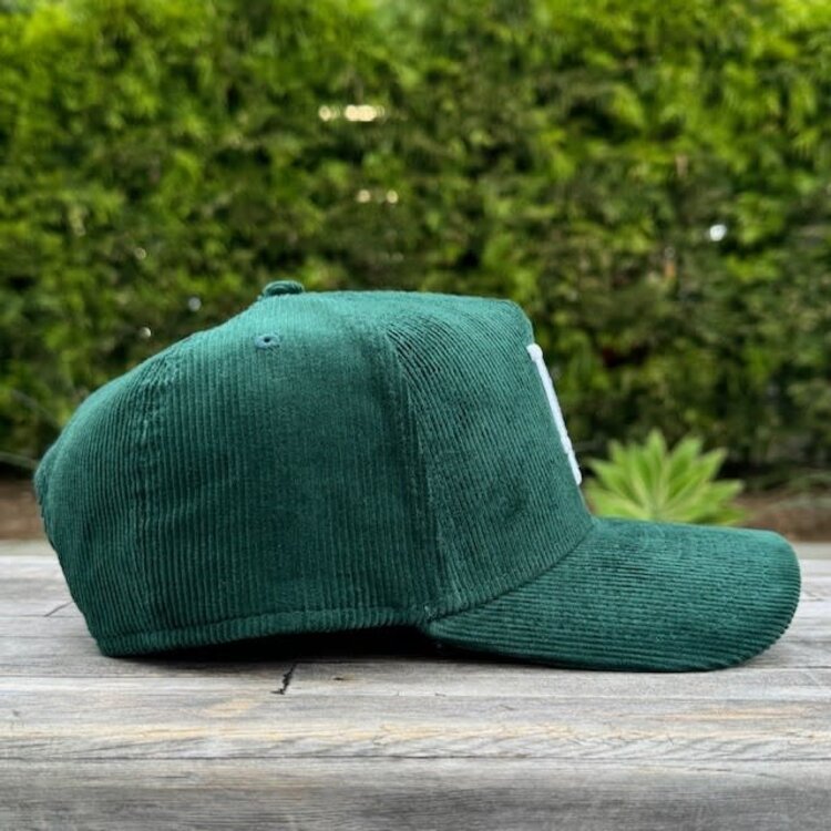 New Era LA Dark Green Corduroy 940 A-Frame