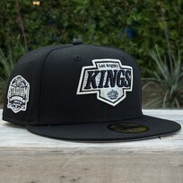 New Era LA Kings Black Chevron Metallic Silver Stadium SP