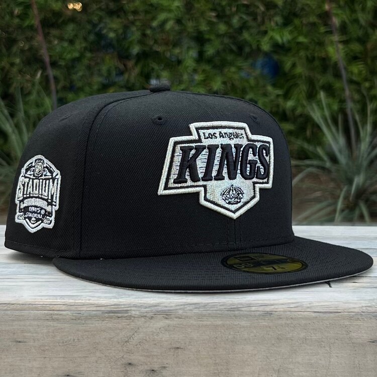 New Era LA Kings Black Chevron Metallic Silver Stadium SP