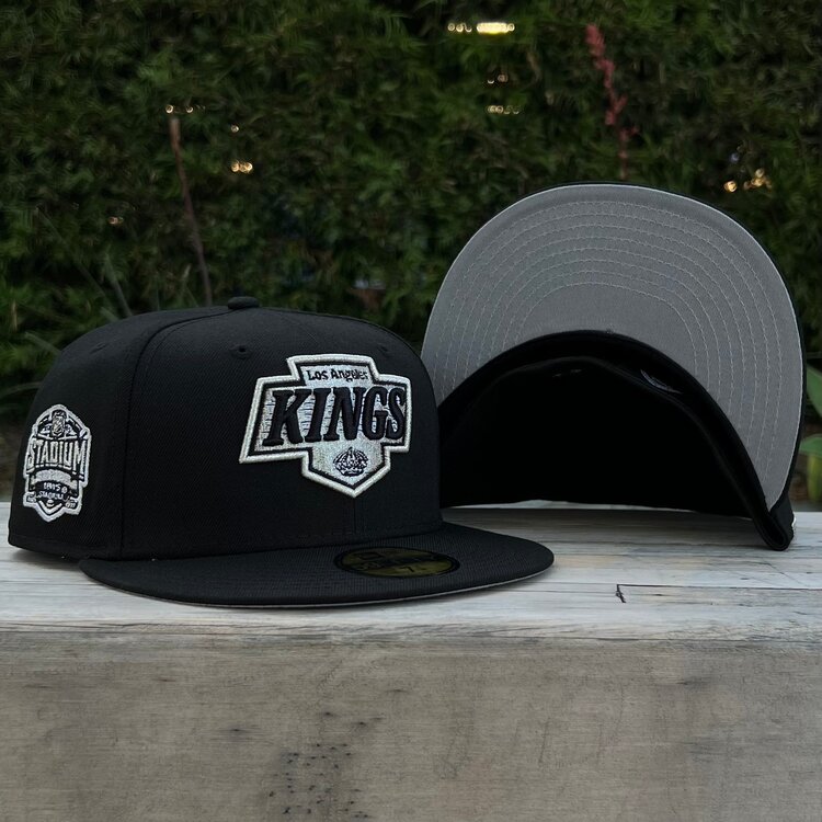 New Era LA Kings Black Chevron Metallic Silver Stadium SP