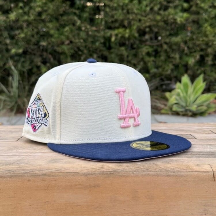 New Era LA Ivory/Navy Viva SP Pink UV