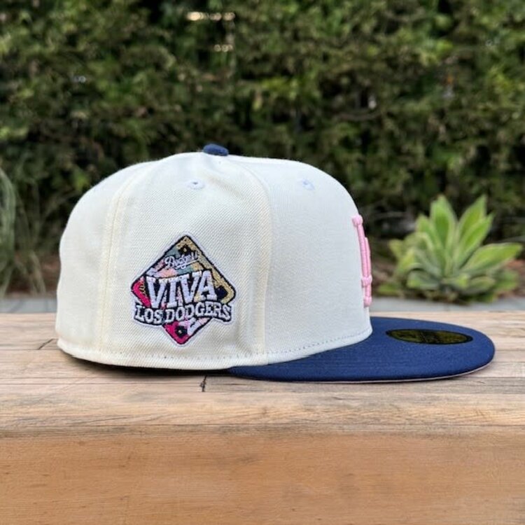 New Era LA Ivory/Navy Viva SP Pink UV