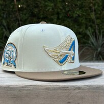 New Era Angels Ivory/Khaki Metallic 50th Anniversary