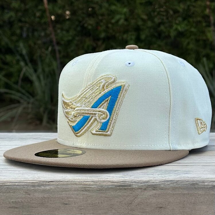 New Era Angels Ivory/Khaki Metallic 50th Anniversary