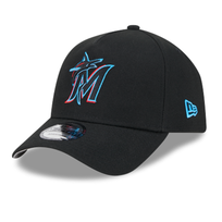 New Era Miami Marlins Black Team 940 A-Frame