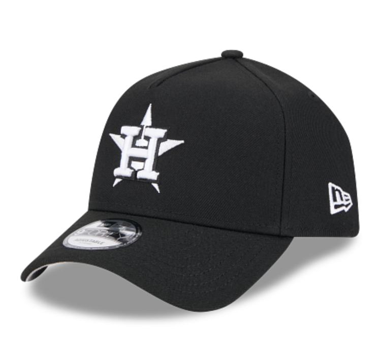 New Era Houston Astros Black White 940 A-Frame