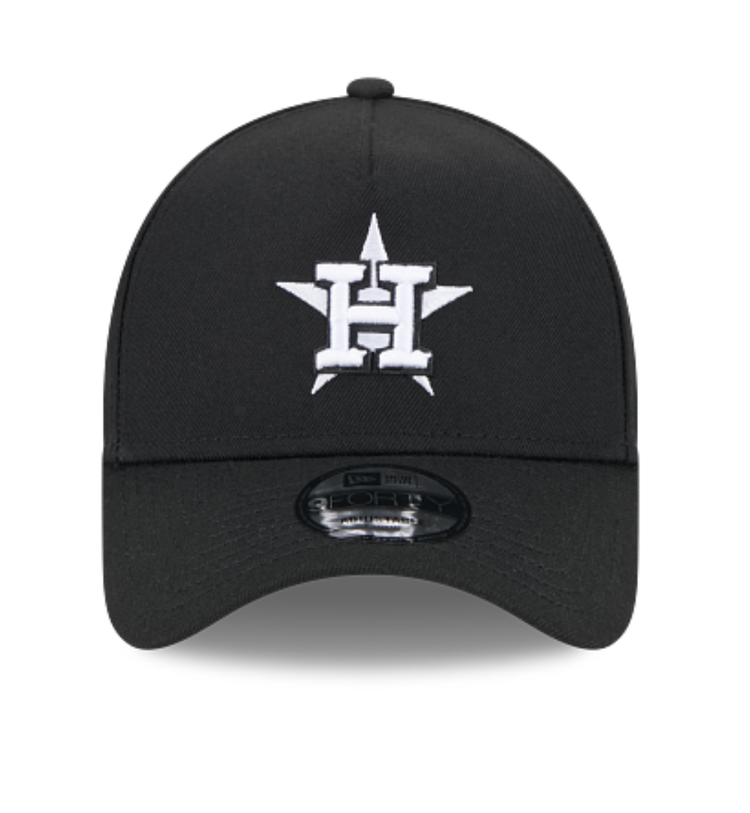New Era Houston Astros Black White 940 A-Frame