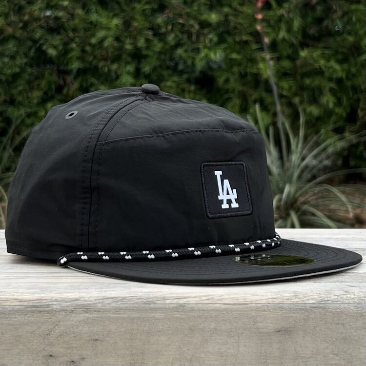 New Era LA Dodgers 59Fifty Day Split Panel Black White Nylon