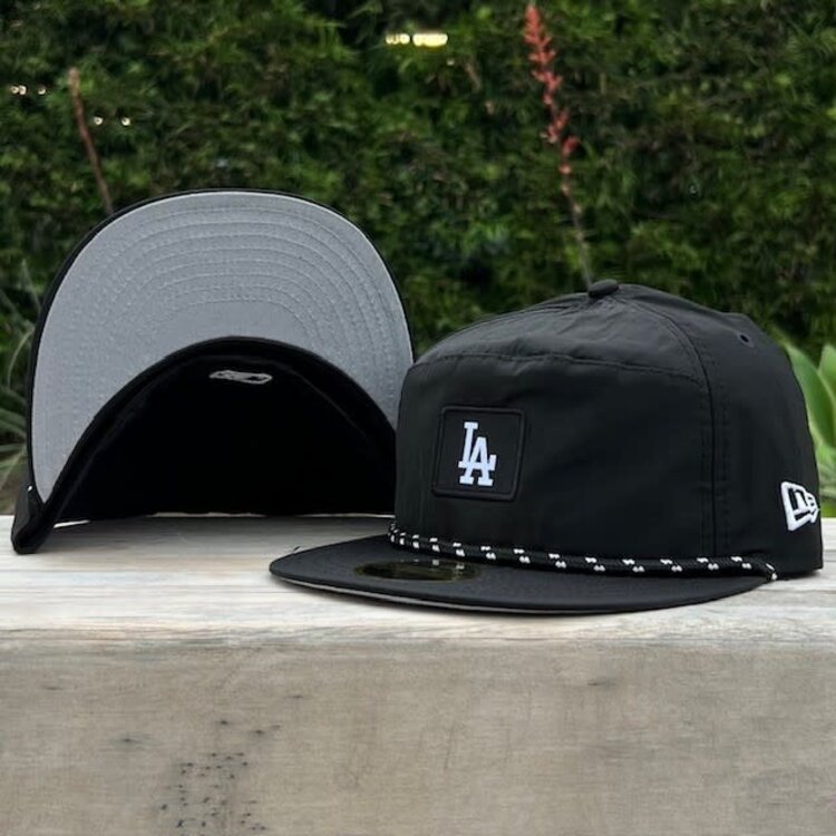 New Era LA Dodgers 59Fifty Day Split Panel Black White Nylon