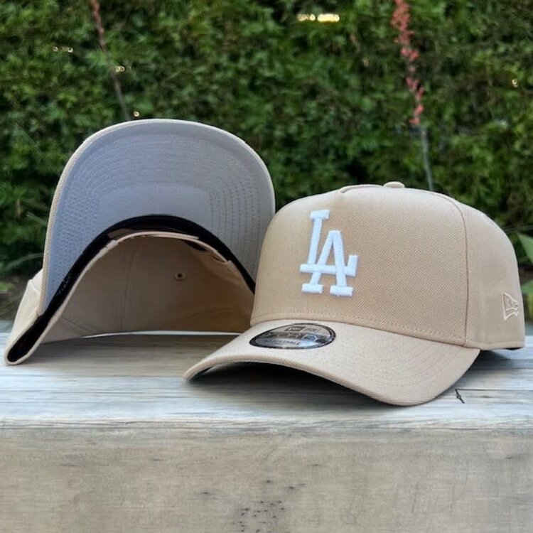 New Era LA Light Khaki White 940 A-Frame
