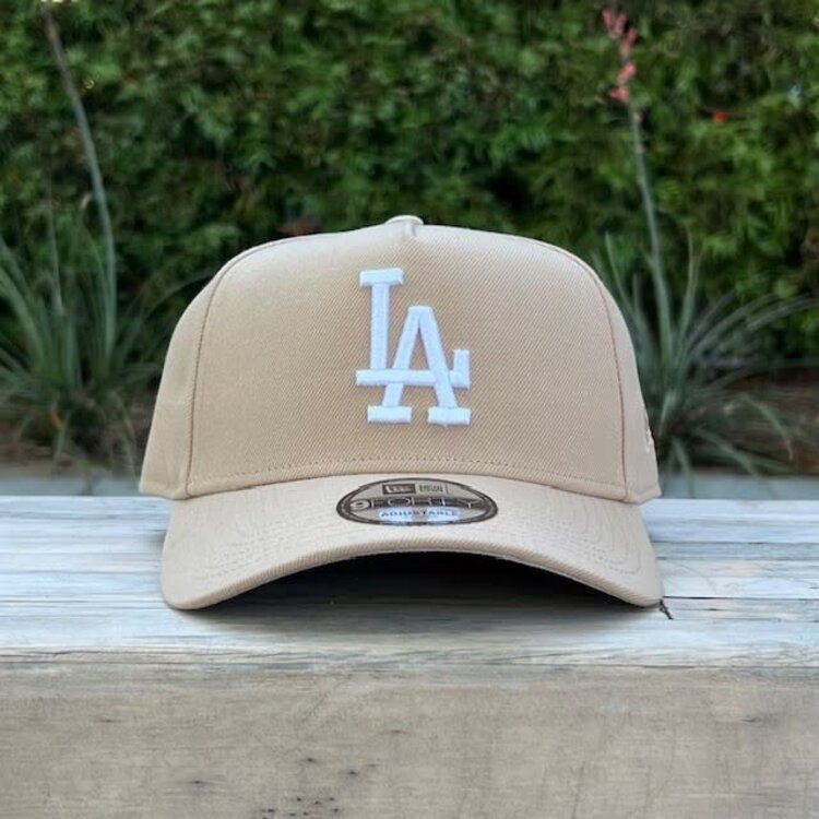 New Era LA Light Khaki White 940 A-Frame