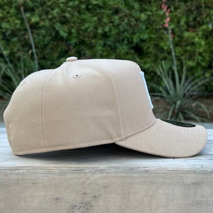 New Era LA Light Khaki White 940 A-Frame