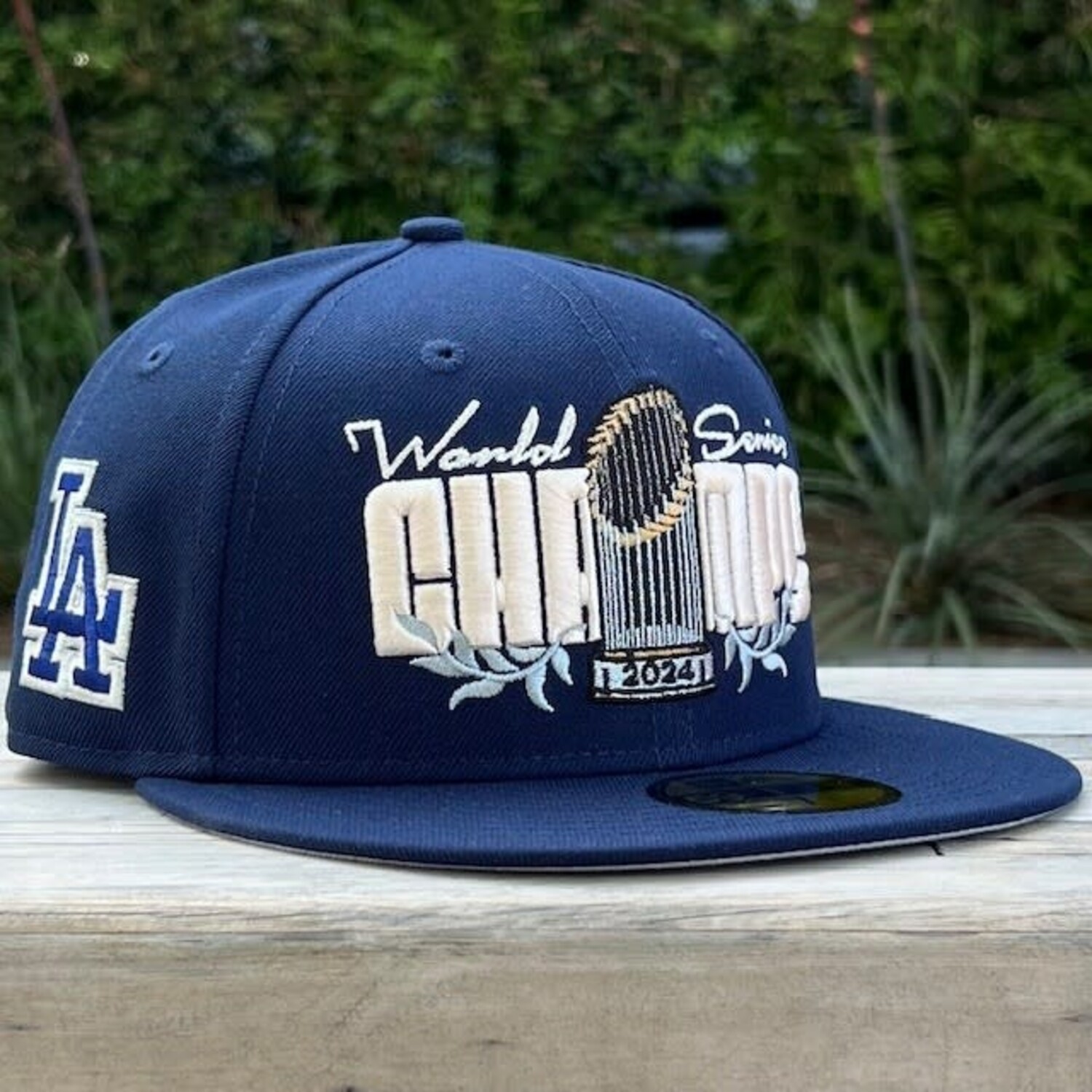 LA Dodgers 2024 WS Champions Parade Navy Fitted - The Locker Room