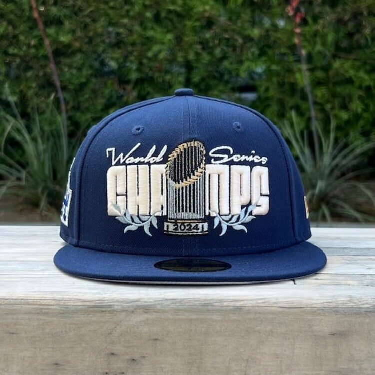 New Era LA Dodgers 2024 WS Champions Parade Navy Fitted