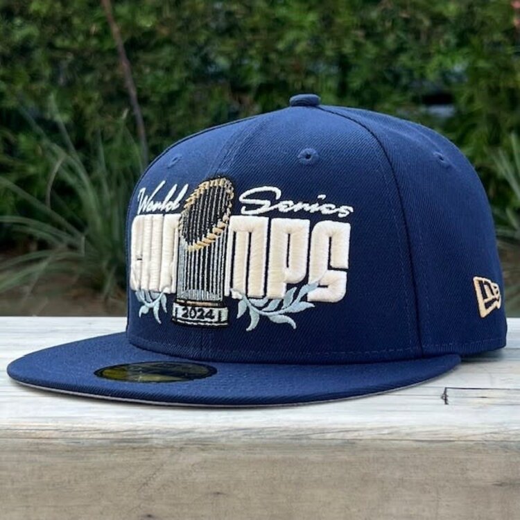 New Era LA Dodgers 2024 WS Champions Parade Navy Fitted