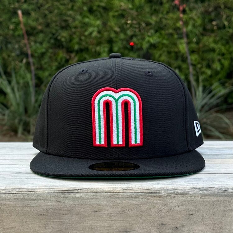 New Era Mexico Black "M" w/Flag GUV