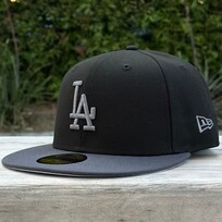 New Era LA Dodgers Black/Graphite Gray UV