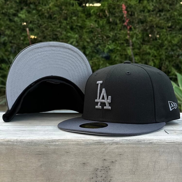 New Era LA Dodgers Black/Graphite Fitted