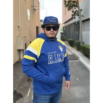 Starter LA Rams M Starter Draft Fleece Pullover Hoodie
