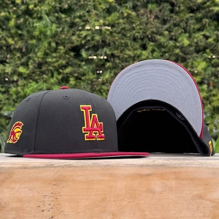 New Era LA Black/Cardinal Tommy Trojan SP