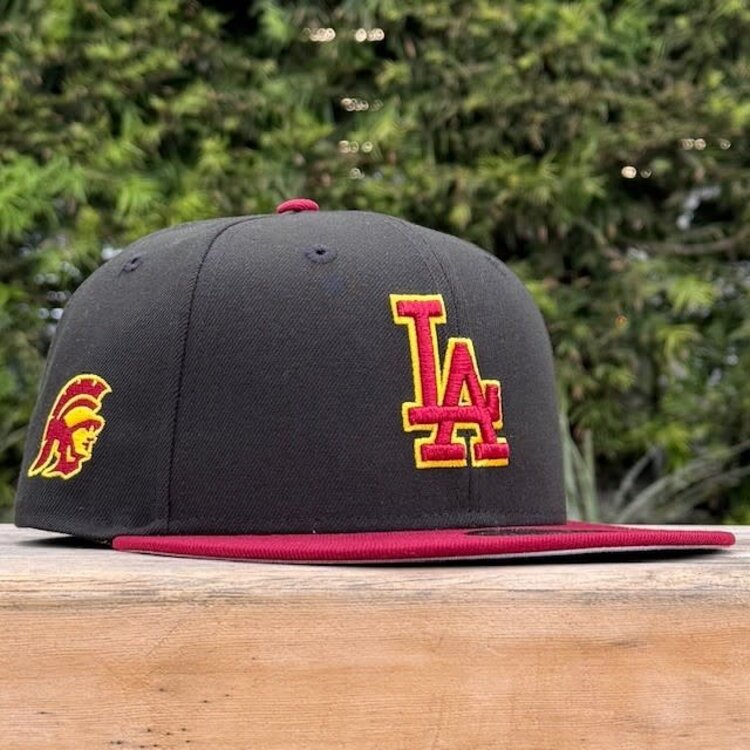 New Era LA Black/Cardinal Tommy Trojan SP