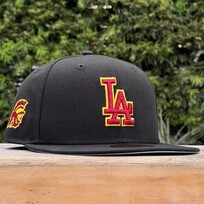 New Era LA Black Cardinal-Gold OL Tommy Trojan SP