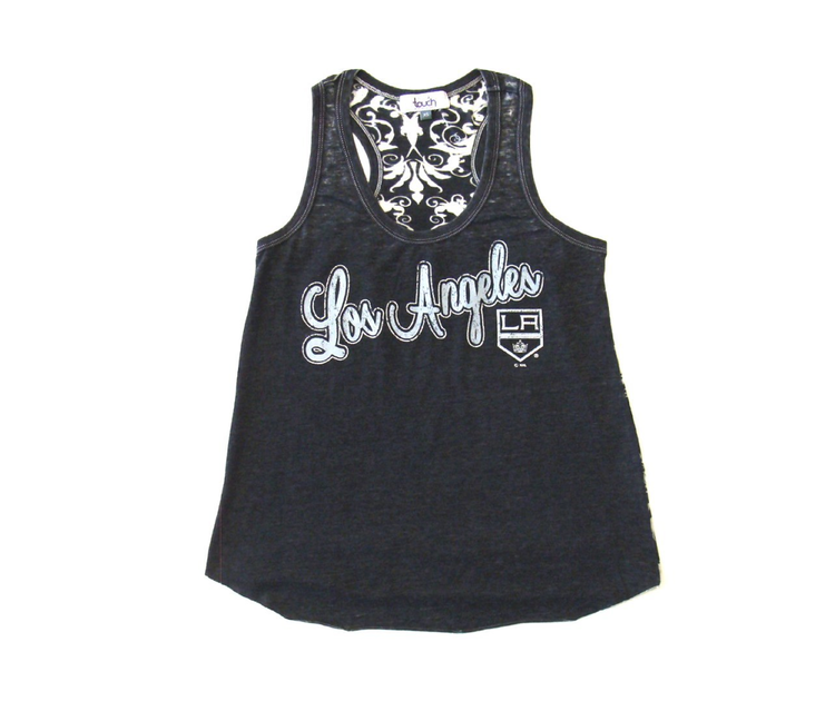 GIII/Touch Los Angeles Kings W Touch Tank Flourish Black