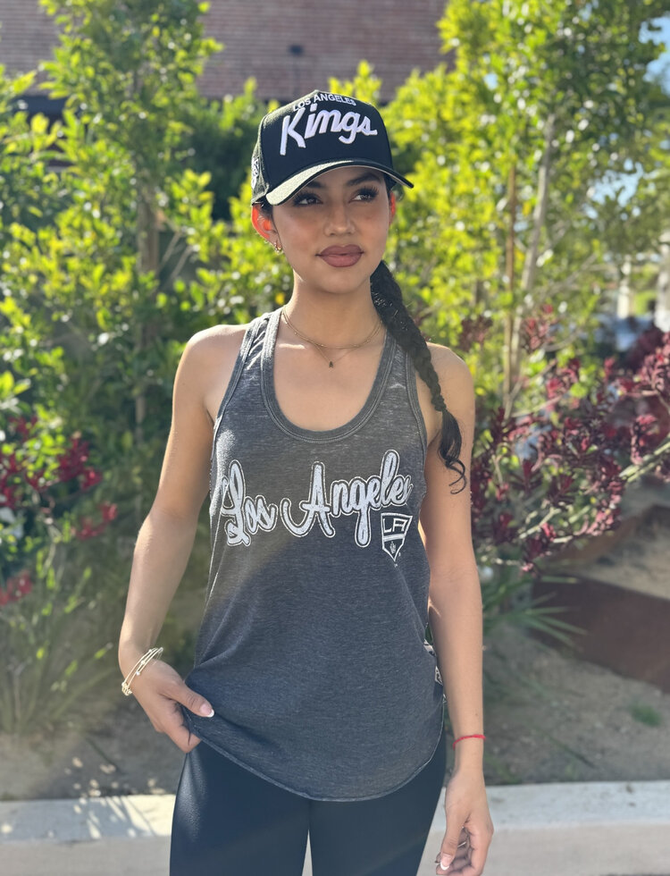 GIII/Touch Los Angeles Kings W Touch Tank Flourish Black