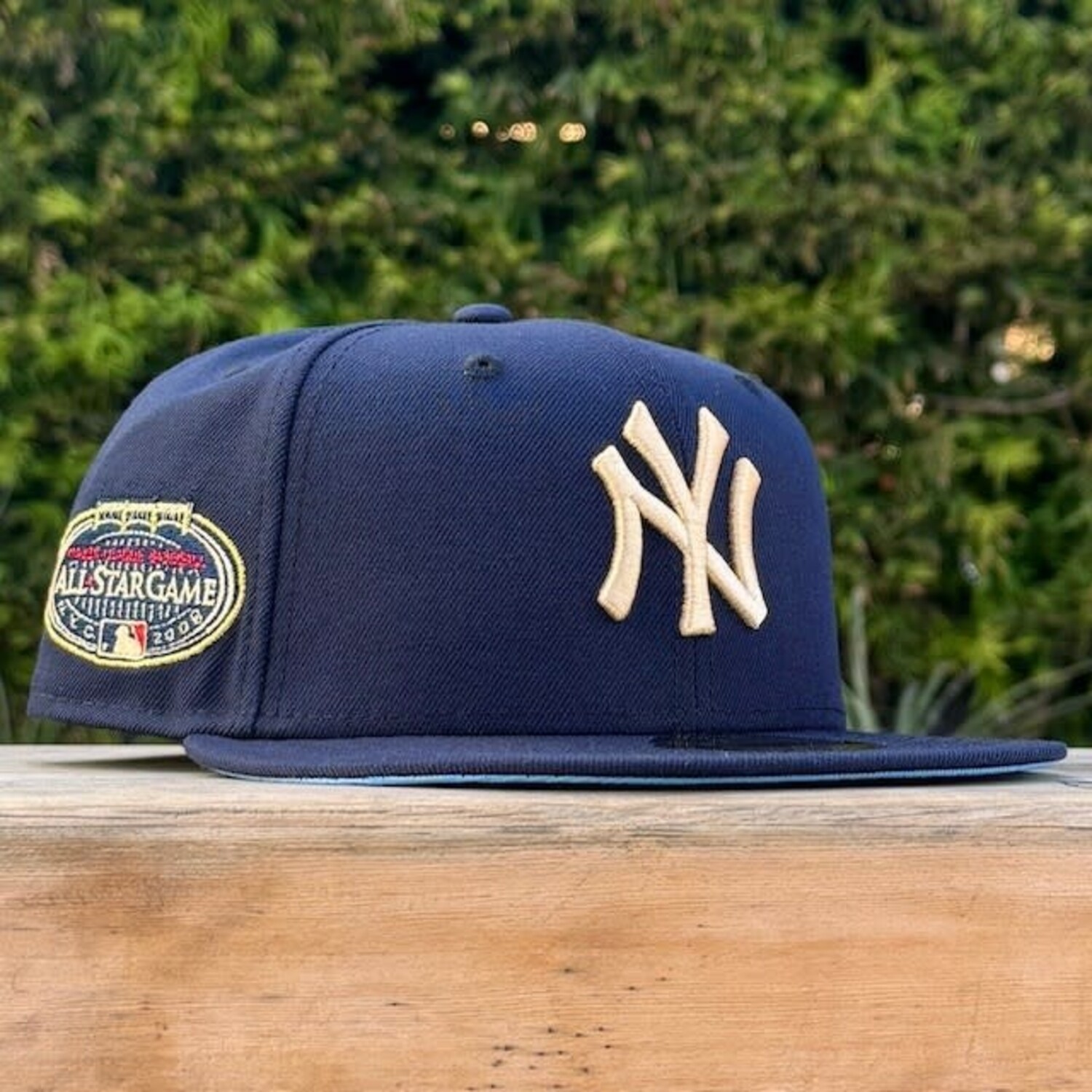NY Yankees Navy Ivory 2008 ASG Sky Blue UV - The Locker Room of Downey