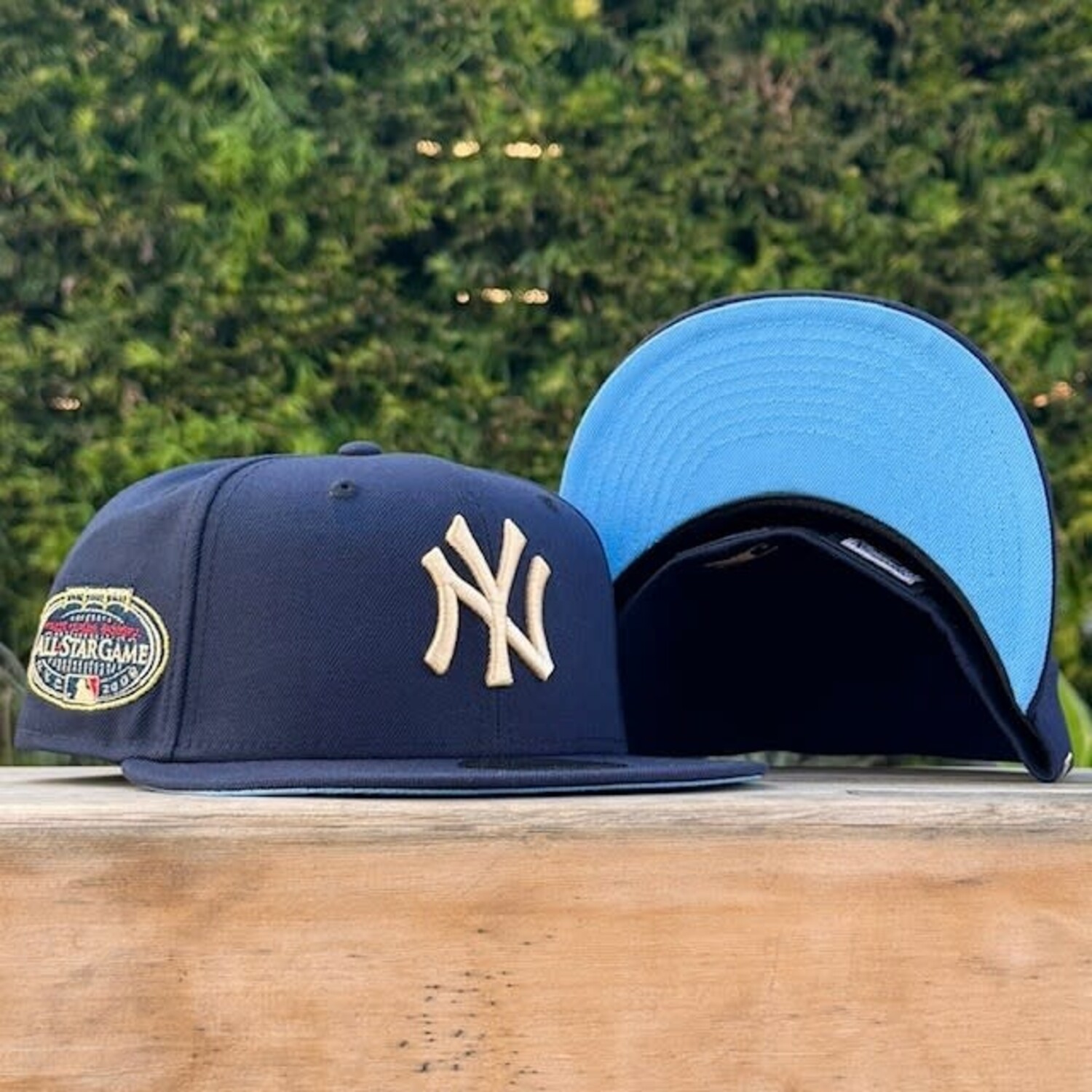 NY Yankees Navy Ivory 2008 ASG Sky Blue UV - The Locker Room of Downey