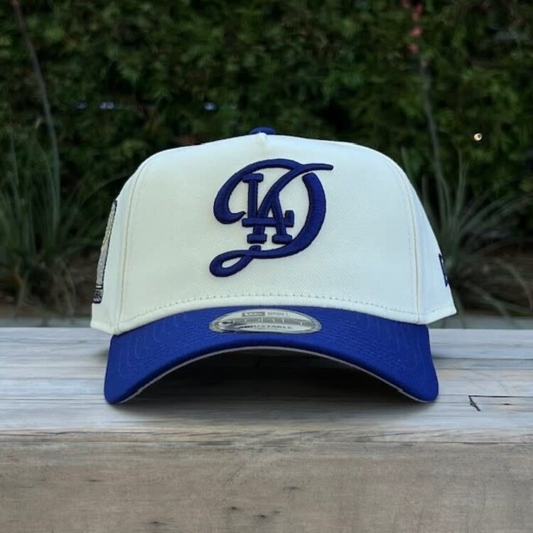 New Era LA Dodgers City Connect Ivory/Royal 2024 World Series Trophy 940 A-Frame