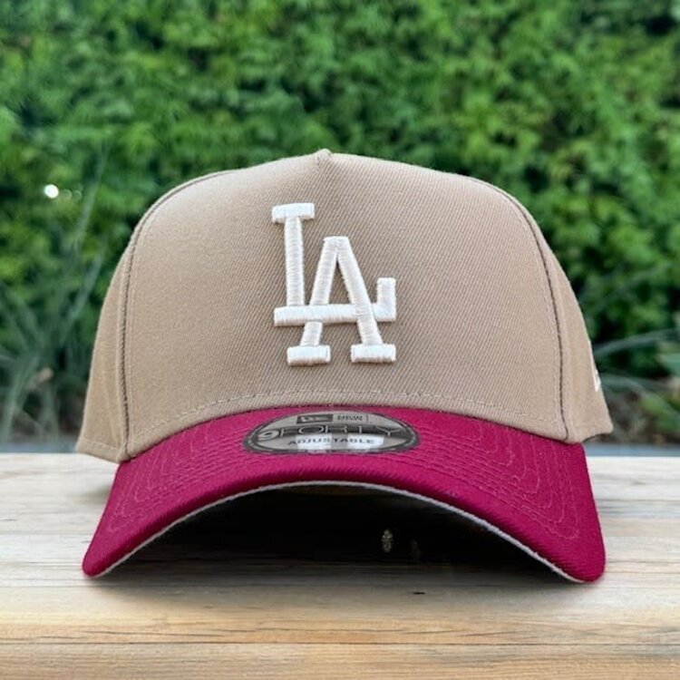 New Era LA Khaki/Cardinal Ivory 940 A-Frame