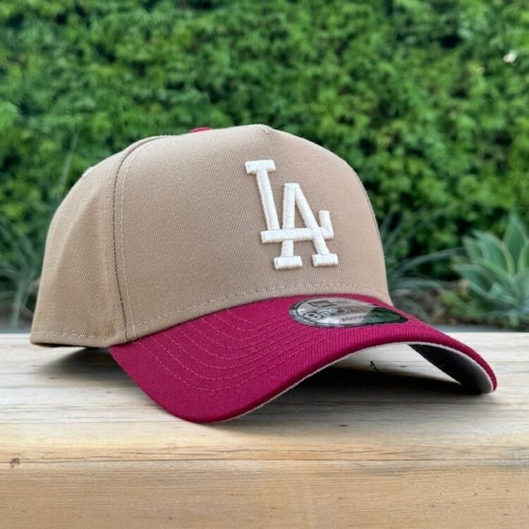 New Era LA Khaki/Cardinal Ivory 940 A-Frame
