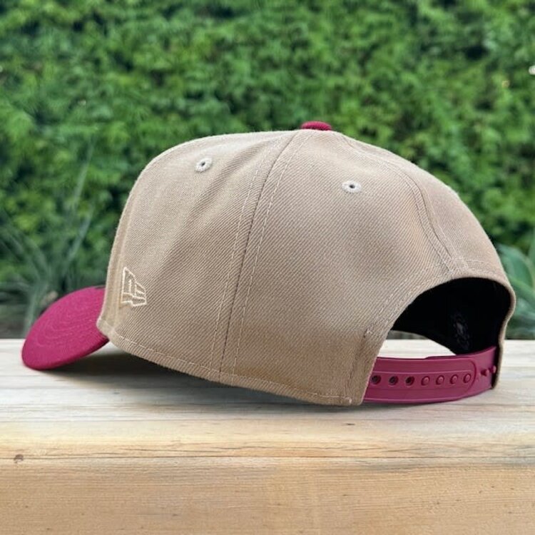 New Era LA Khaki/Cardinal Ivory 940 A-Frame