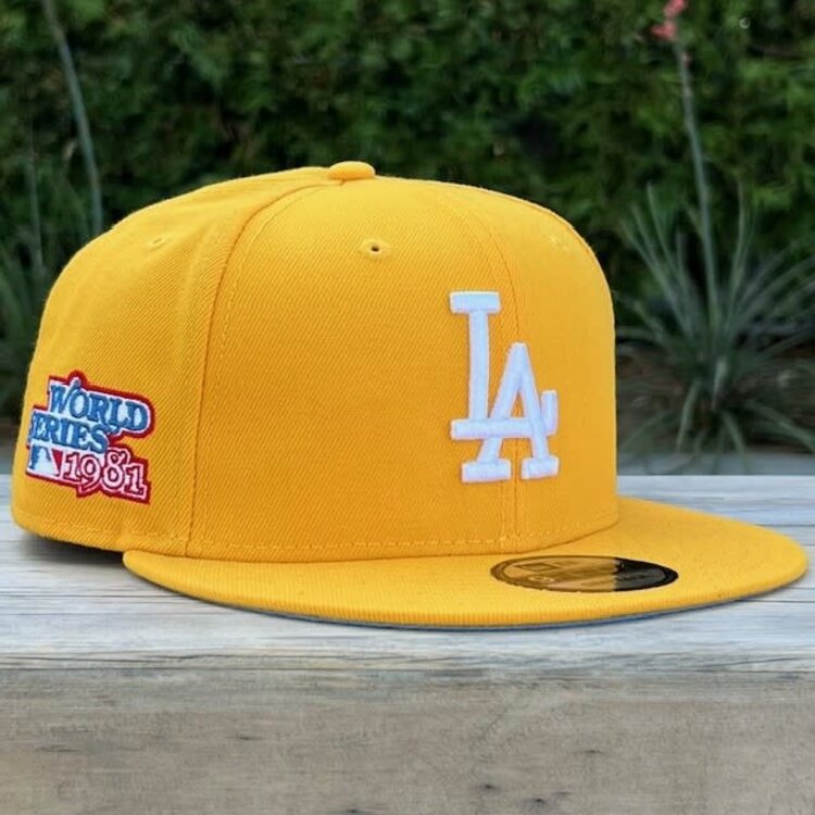 New Era LA Dodgers Gold 1981 World Series Blue UV 950