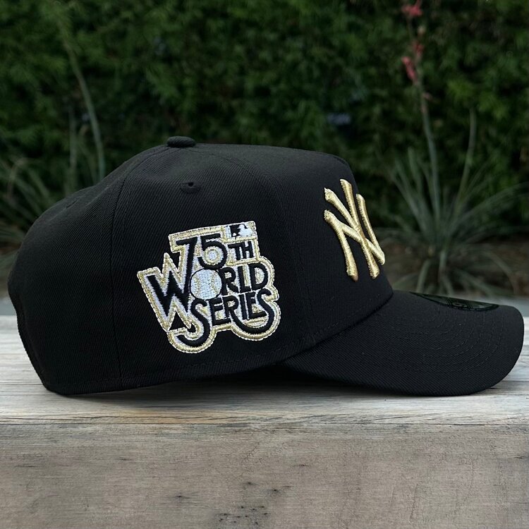 New Era NY / LA Dual Logo 75th SP Black Metallic Gold 940 A-Frame