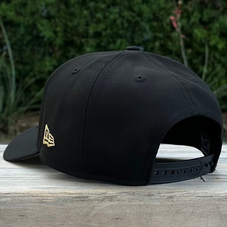 New Era NY / LA Dual Logo 75th SP Black Metallic Gold 940 A-Frame