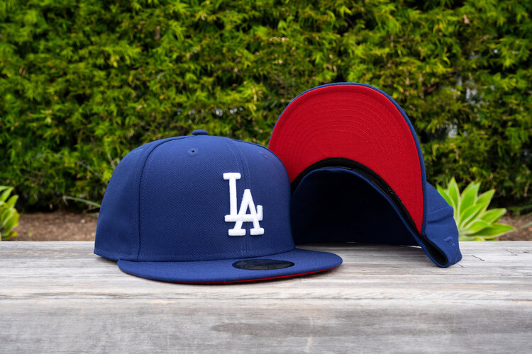 New Era LA Royal White "LA" Red UV