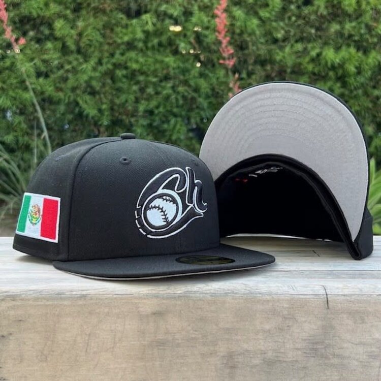 New Era Charros Black White Mexico Flag SP