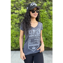 Reebok Kings W V-Neck Rhinestone Shield